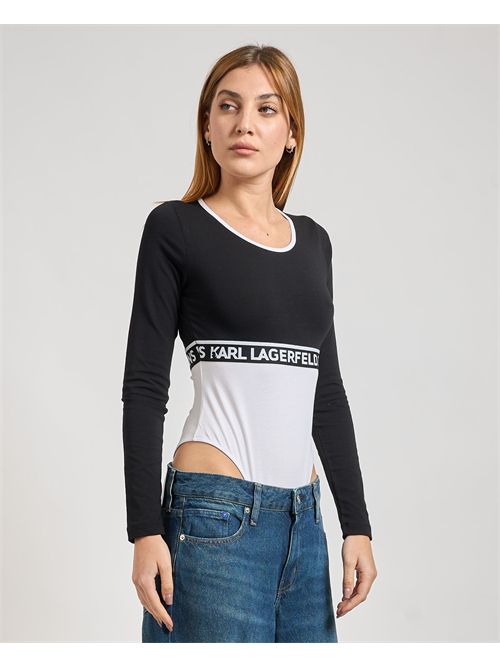 Body Karl Lagerfeld a maniche lunghe KARL LAGERFELD | A3W17045998